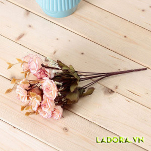 Bình gốm chim và hoa đẹp tại LaDora trang trí phòng khách