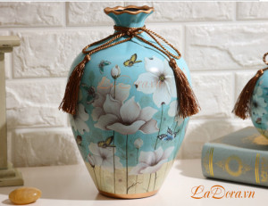 bình gốm trang trí tại ladora.com.vn