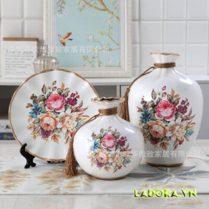 Bình hoa gốm sứ trang trí phòng khách đẹp