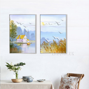Tranh treo tường trang trí nhà đẹp tại LaDora.vn