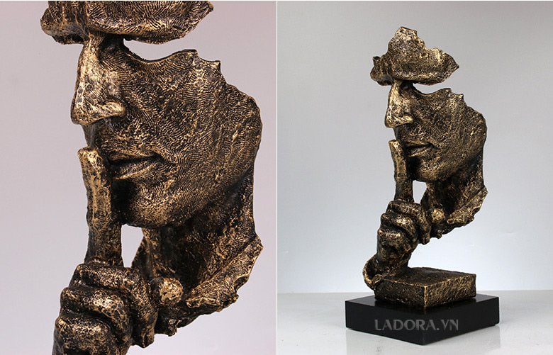 Tượng im lặng là vàng tại shop bán đồ trang trí nhà Ladora