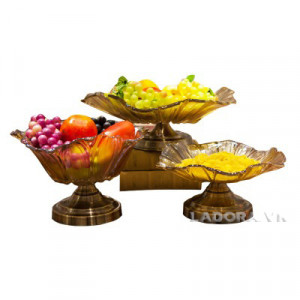 đĩa đựng hoa quả trang trí tại Ladora.vn