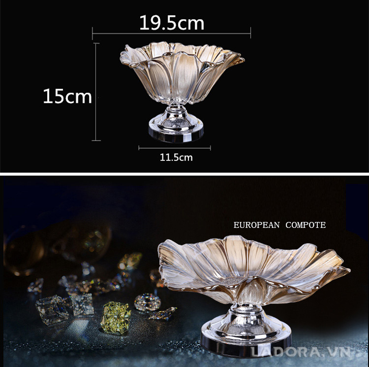 đĩa trái cây trang trí tại shop bán đồ trang trí nhà ở hà nội Ladora