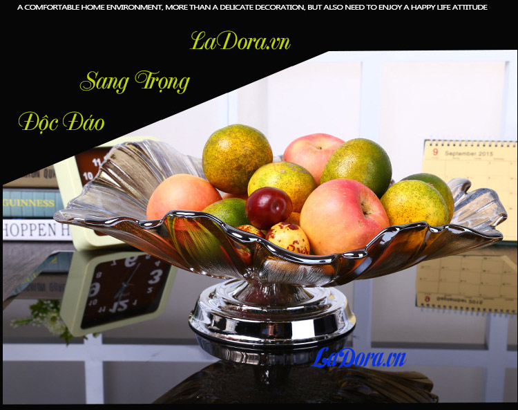 đĩa trái cây độc đáo tại shop bán đồ trang trí nhà đẹp ở hà nội ladora