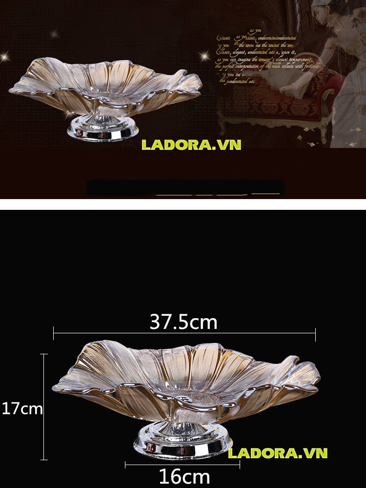 đĩa đựng trái cây tại shop bán đồ decor nhà ladora