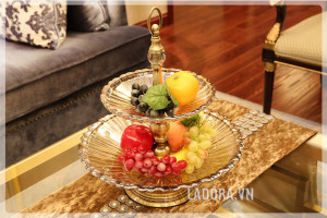 đĩa hoa quả trang trí bàn tại Ladora.vn