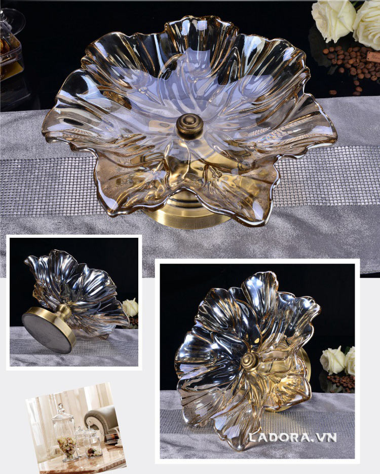 đĩa đựng trái cây đẹp tại ladora shop bán đồ trang trí nhà ở hà nội