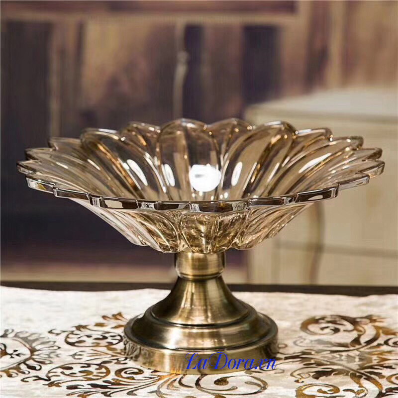 đĩa đựng hoa quả đẹp tại shop bán đồ trang trí nhà ladora