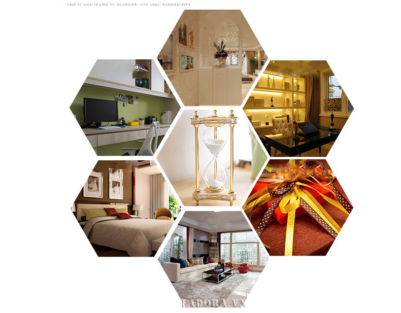 đồng hồ cát trang trí tại ladora shop ở hà nội