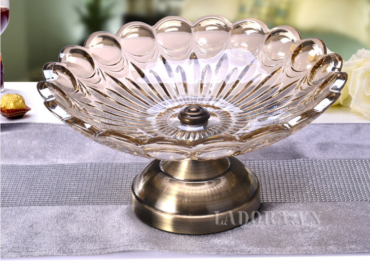 đĩa đựng hoa quả đẹp tại shop bán đồ trang trí nhà ở hà nội ladora