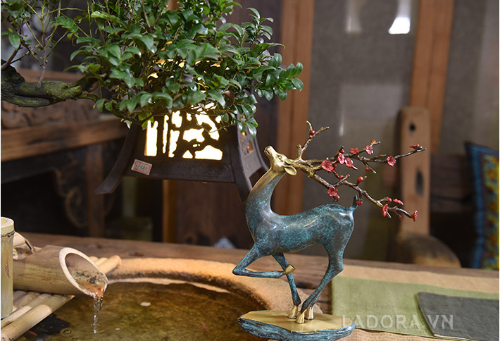 Hươu đồng tài lộc tại ladora shop
