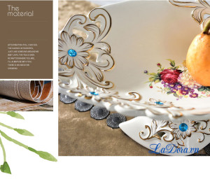 Đĩa trái cây trang trí bàn ăn, bàn phòng khách đẹp và sang trọng taị LaDora.vn