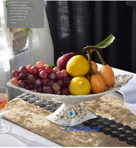 Đĩa trái cây trang trí bàn ăn, bàn phòng khách đẹp và sang trọng taị LaDora.vn