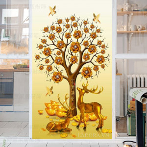 Tranh treo tường hươu tài lộc tại Ladora.vn