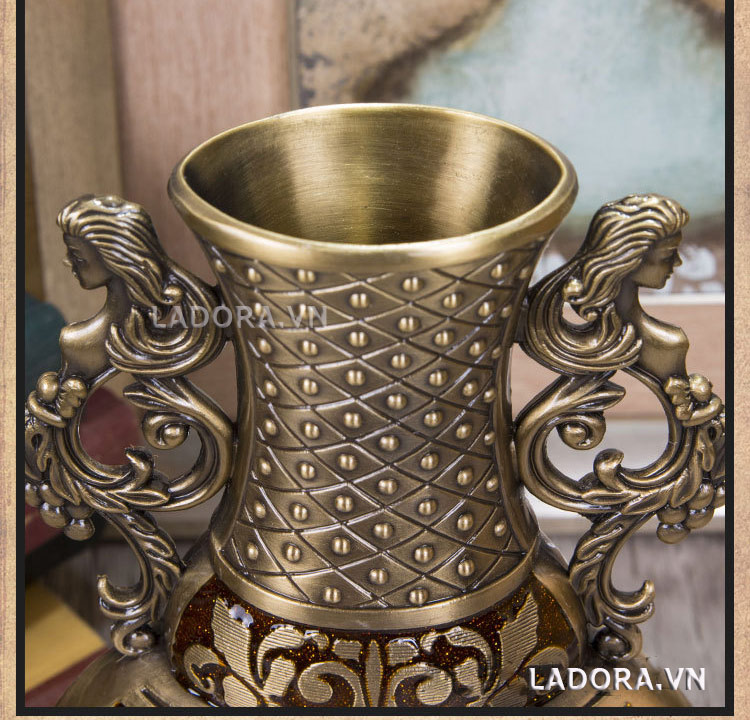 lọ hoa phong cách châu Âu cổ điển tại ladora shop