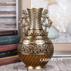 bình hoa trang trí châu Âu cổ điển tại ladora.com.vn