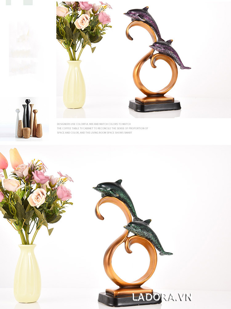 tượng con vật trang trí bàn tại shop bán đồ trang trí nhà đẹp ladora
