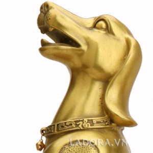 tượng chó tài lộc trang trí tại ladora