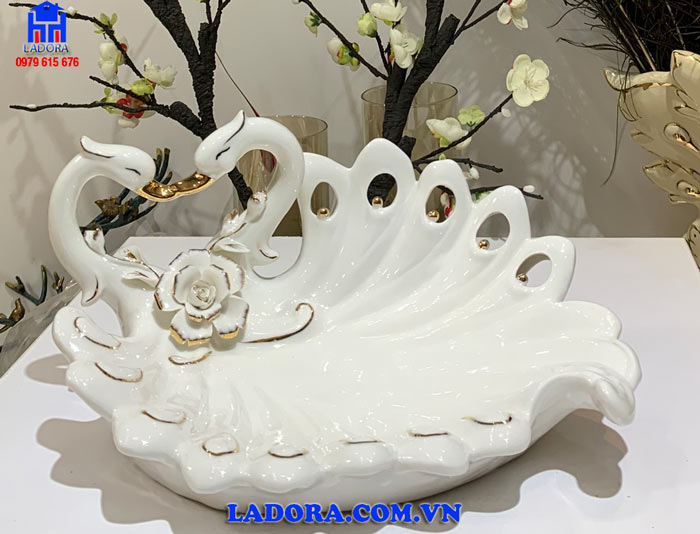 đĩa đựng trái cây trang trí bàn ăn gia đình, bàn phòng khách đẹp và ý nghĩa tại Ladora