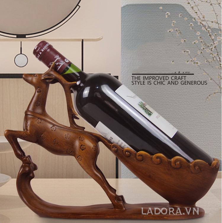 kệ rượu vang để bàn đẹp tại ladora.com.vn