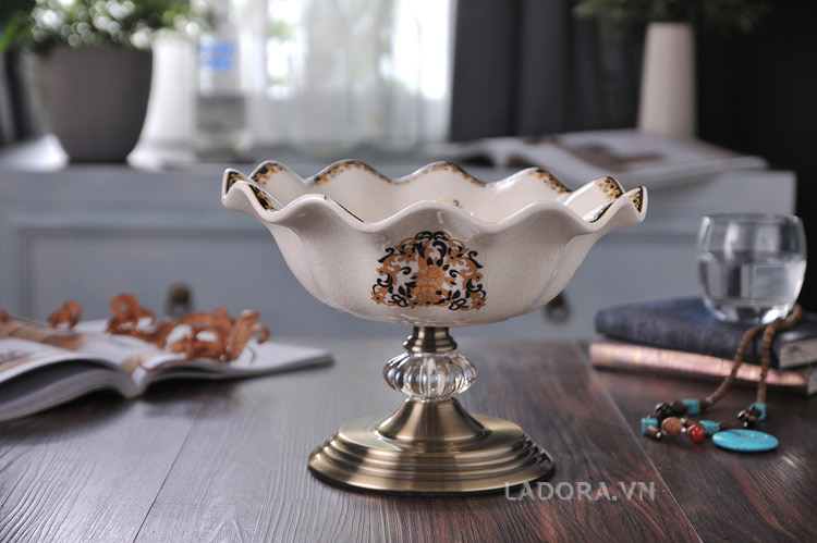 đĩa hoa quả đẹp và sang trọng tại Ladora Shop