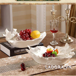 đĩa đựng hoa quả đẹp tại ladora.com.vn