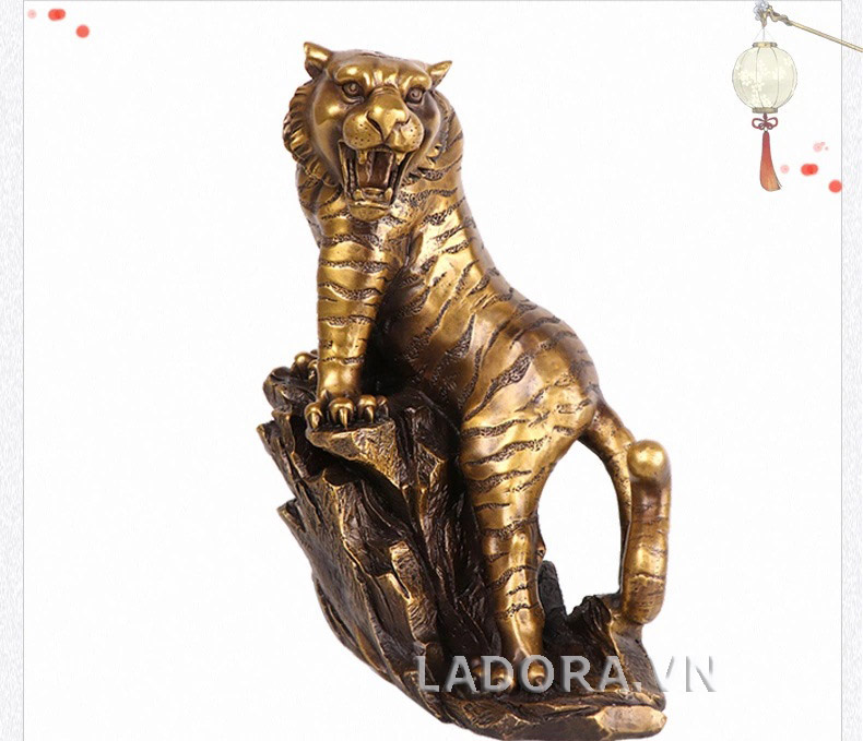 tượng hổ bằng đồng giúp xua đuổi tà khí