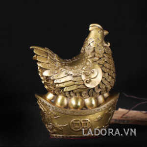 tượng gà đem đến may mắn và tài lộc cho gia chủ
