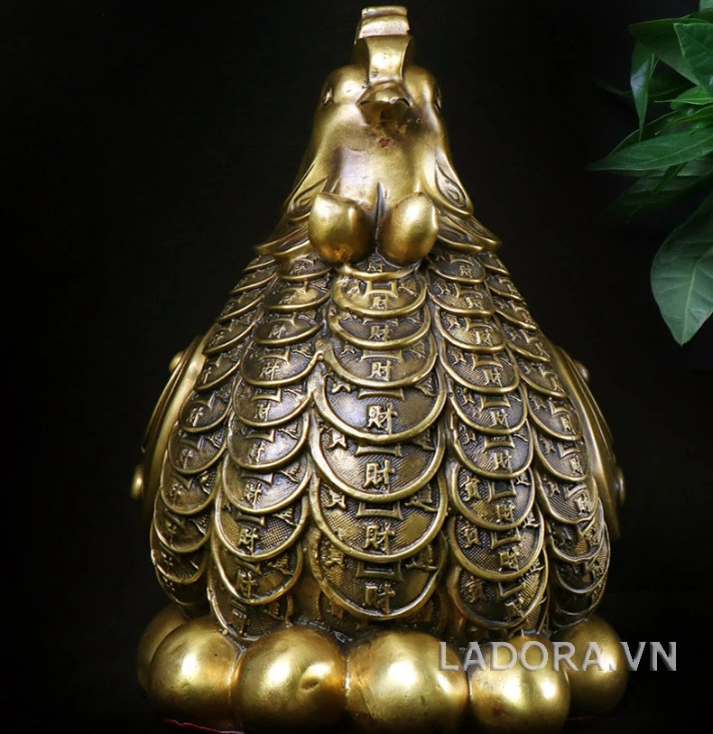tượng con gà mái tài lộc tại ladora shop