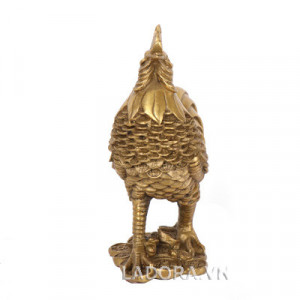 tượng gà trang trí đem lại may mắn