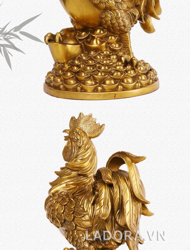 tượng con gà tài lộc tại ladora shop