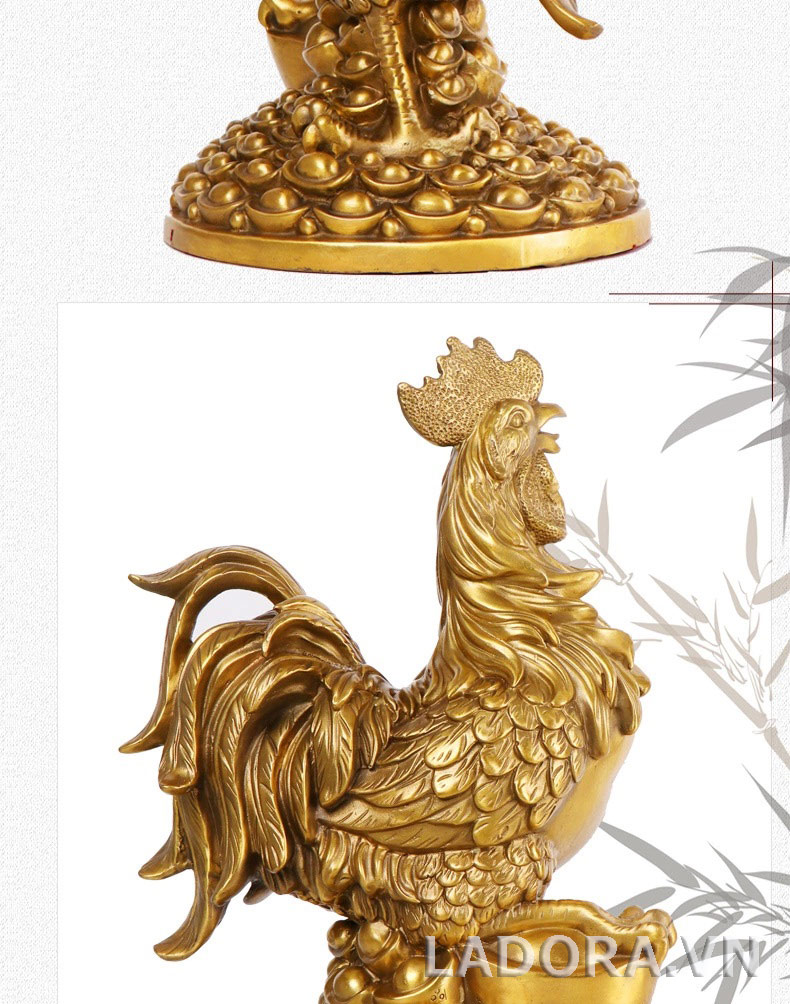 tượng gà đem lại tài lộc tại ladora shop