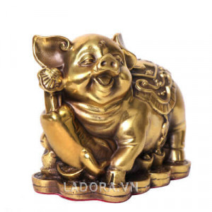 tượng con heo phong thủy tại ladora