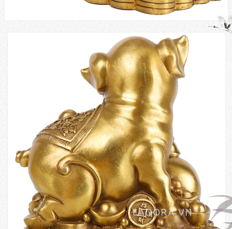 con heo đồng may mắn hạnh phúc tại ladora