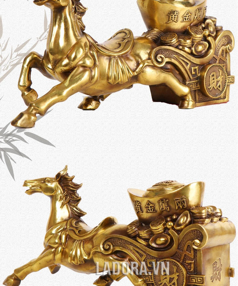 tượng ngựa để bàn đem tại ladora đem lại tài lộc và may mắn