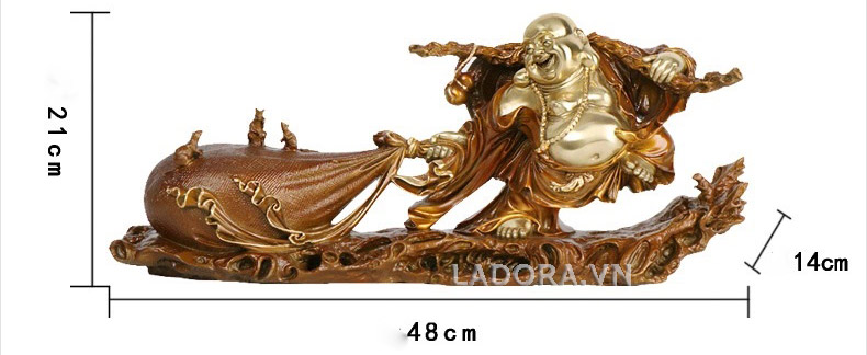 kích thước tượng phật di lặc tại ladora shop