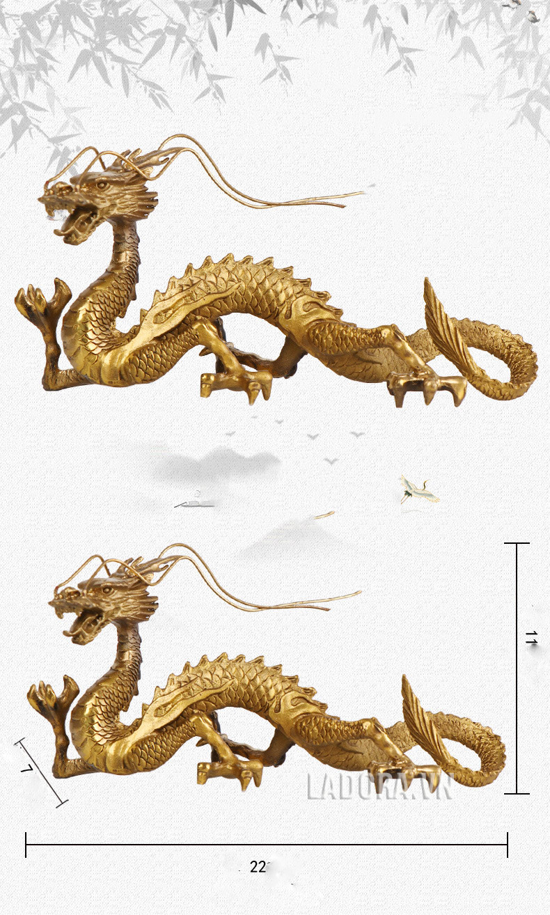 tượng rồng để bàn tại ladora shop