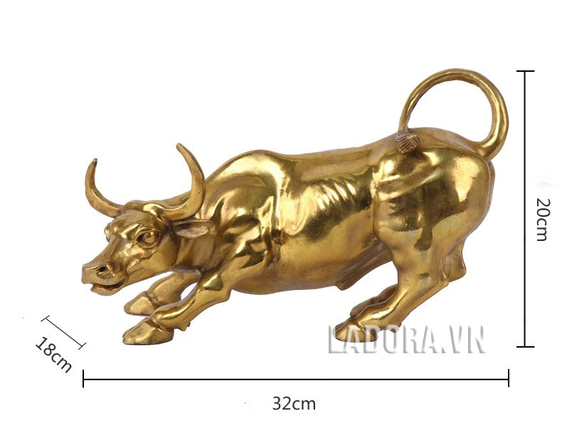 quà tặng ý nghĩa với tượng trâu phong thủy - ladora shop