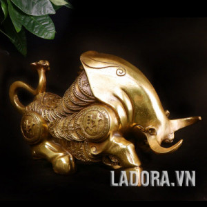 trâu sẵn sàng chiến đấu - ladora shop