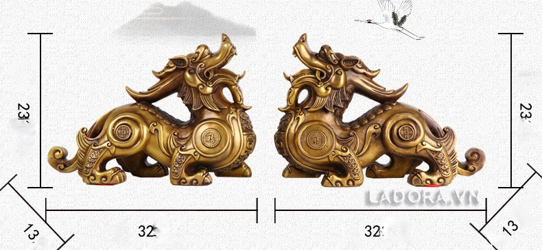 không nên sợ vào tượng tỳ hưu của người khác kẻo mất lộc - ladora.com.vn