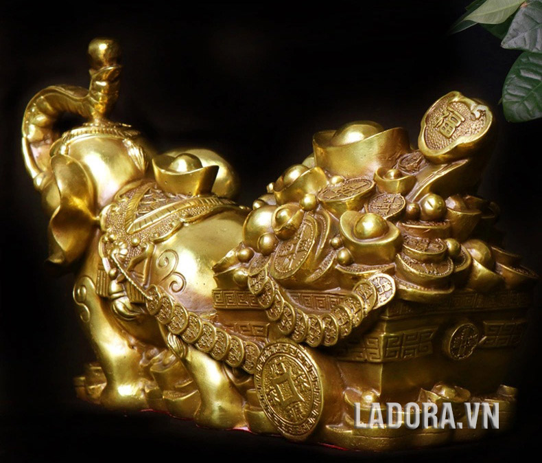 tượng voi thu hút tài lộc may mắn - ladora shop