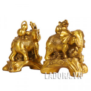 voi tượng trưng cho tài lộc, may mắn và trường thọ - ladora shop