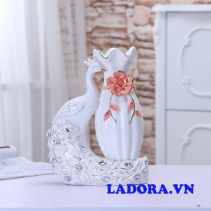 bình gốm sứ cắm hoa đẹp và tinh tế tại shop bán đồ trang trí nhà ở hà nội ladora