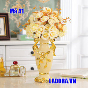 bình hoa gốm sứ trang trí đẹp tại ladora shop bán đồ trang trí nhà ở hà nội