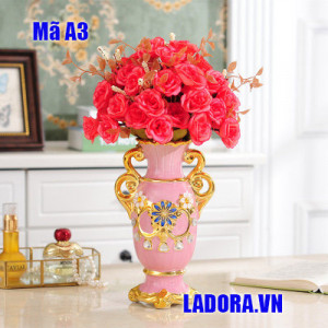 bình hoa gốm sứ trang trí đẹp tại ladora shop bán đồ trang trí nhà ở hà nội