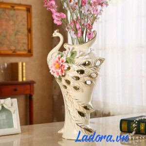 bình hoa gốm sứ đẹp tại shop bán đồ trang trí nhà ladora