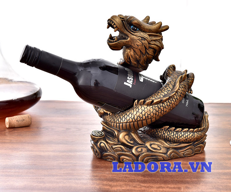 kệ để rượu rồng mang đến thuận lợi - shop bán đồ trang trí nội thất nhà ladora