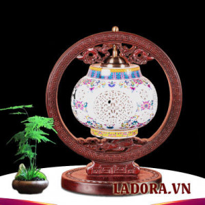 đèn phòng ngủ bằng gỗ tại shop đồ decor ở hà nội ladora