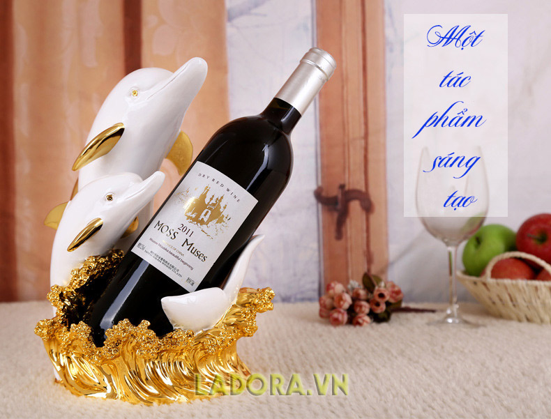 tượng cá heo là một decor trang trí sáng tạo độc đáo - ladora shop