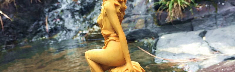 tượng cô gái có thể trang trí phòng khách đẹp - shop nội thất ladora